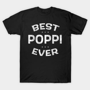 Garndpa Gifts Best Poppi Fathers Day for Grandparents T-Shirt